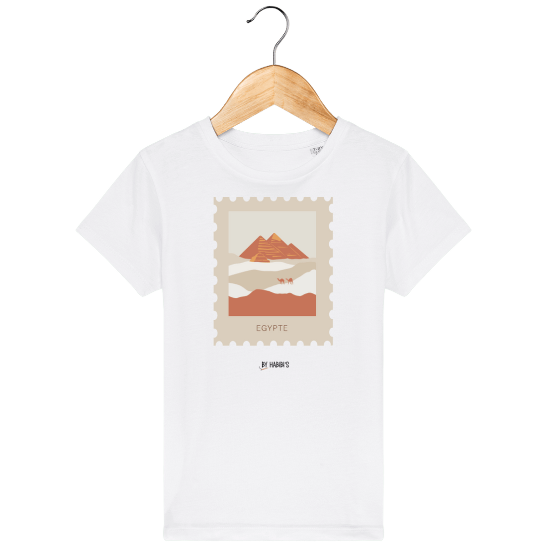 Enfant & Bébé>Tee-shirts - T-Shirt Enfant <br> Timbre Egypte