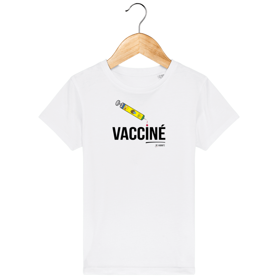 Enfant & Bébé>Tee-shirts - T-shirt Enfant <br> Vacciné Harissa