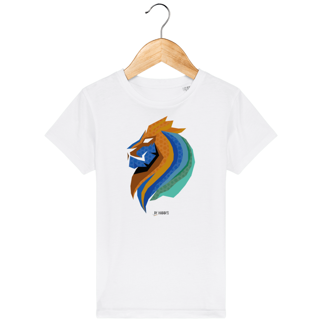 Enfant & Bébé>Tee-shirts - T-shirt Enfant Lions De L'Atlas Cubique
