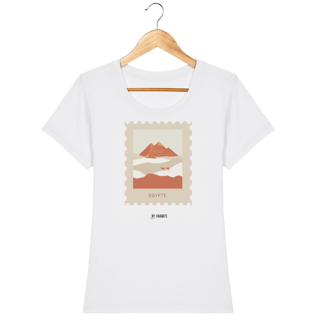 Femme>Tee-shirts - T-Shirt Femme <br> Timbre Egypte