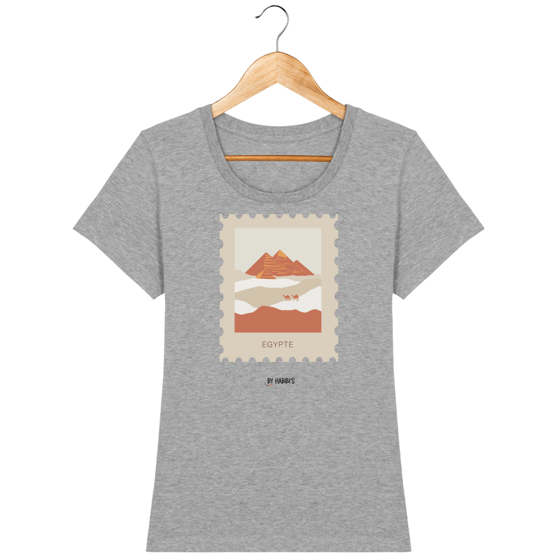 Femme>Tee-shirts - T-Shirt Femme <br> Timbre Egypte