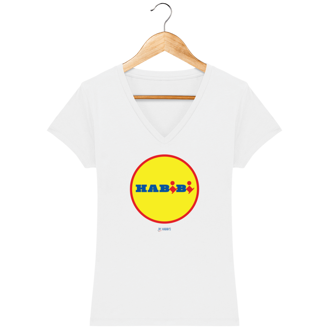 Femme>Tee-shirts - T-Shirt Femme Col V <br> Lidl