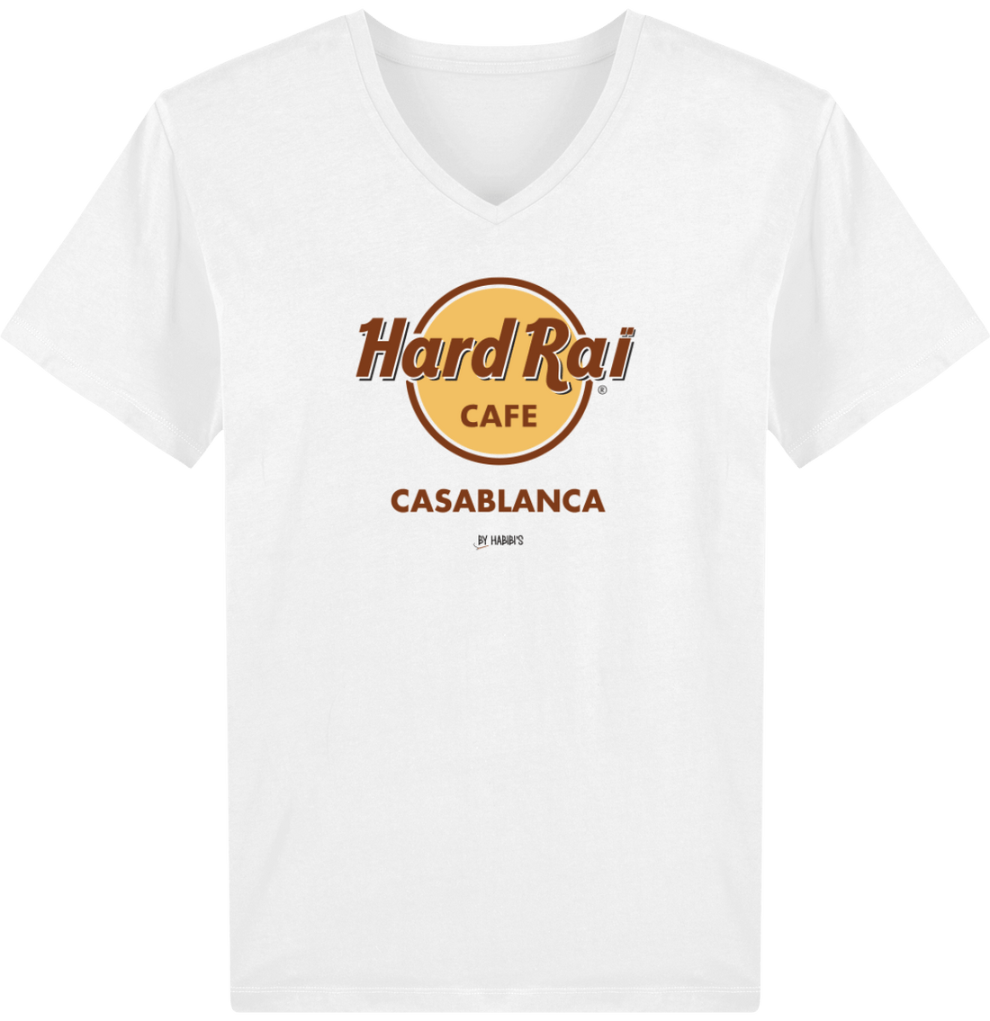 Homme>Tee-shirts - T-Shirt Homme Col V <br> Hard Raï Casablanca