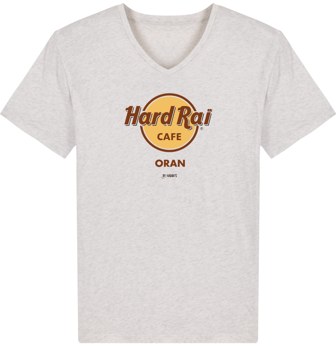 Homme>Tee-shirts - T-Shirt Homme Col V <br> Hard Raï Oran