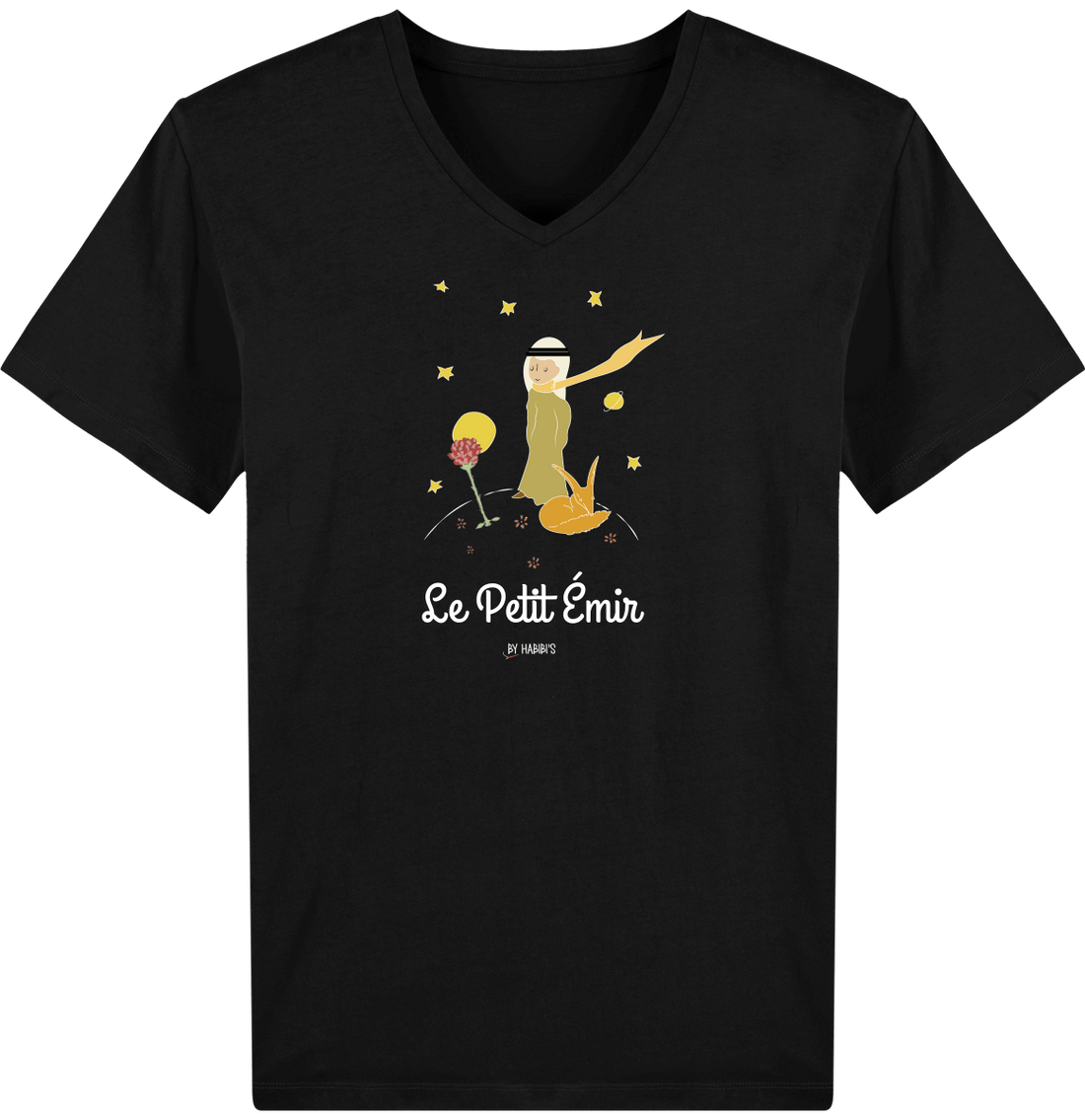 Homme>Tee-shirts - T-Shirt Homme Col V <br> Le Petit Emir