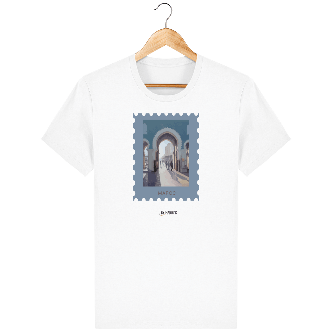Unisexe>Tee-shirts - T-Shirt Homme <br> Timbre Maroc