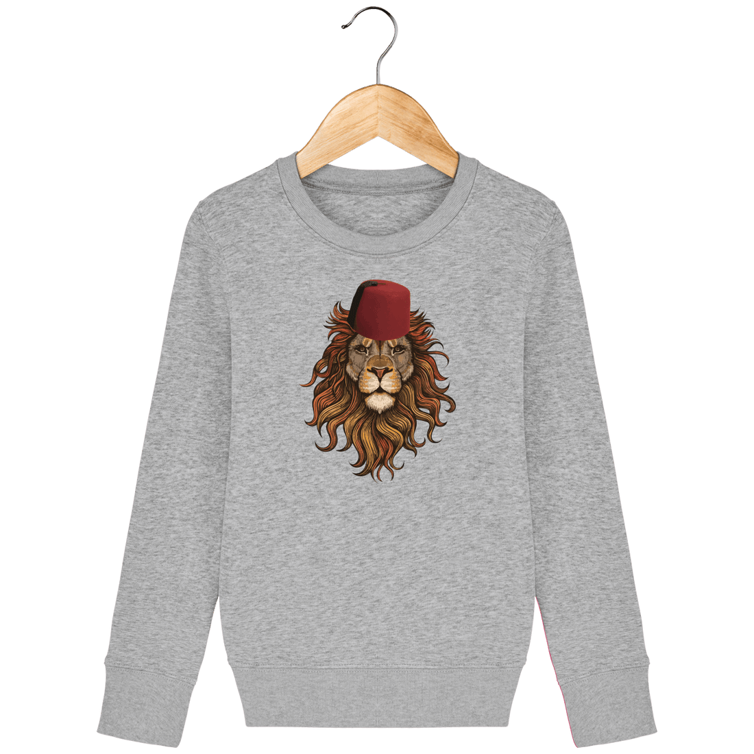 Enfant & Bébé>Sweatshirts - Sweat Enfant Lion De L'Atlas Maroc
