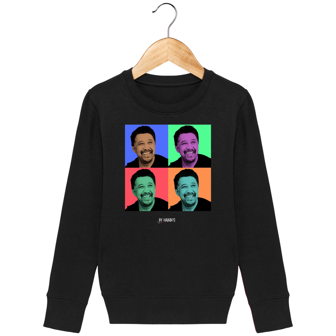 Enfant & Bébé>Sweatshirts - Sweat Enfant Pop Art Cheb Khaled