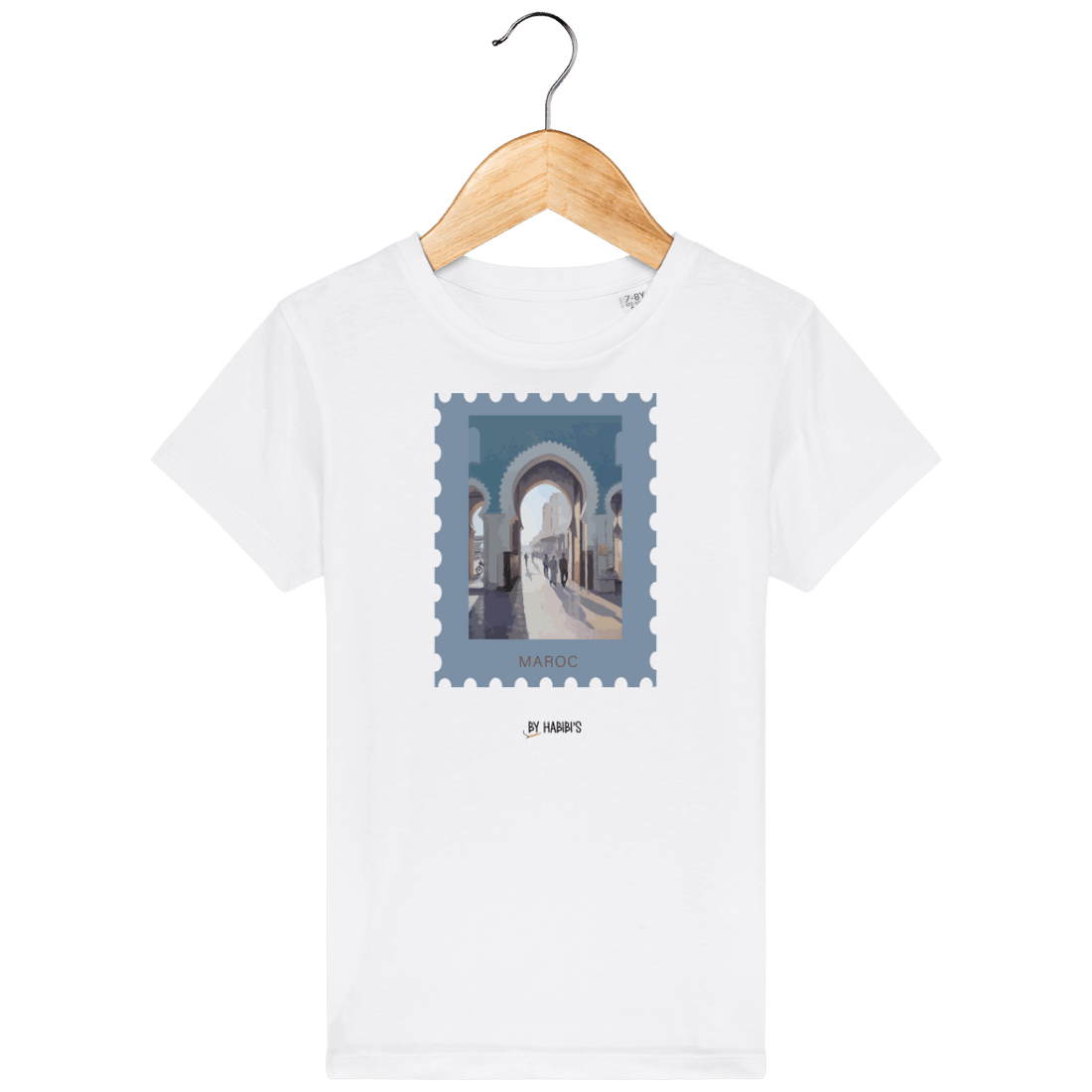 Enfant & Bébé>Tee-shirts - T-shirt Enfant <br>  Timbre Maroc