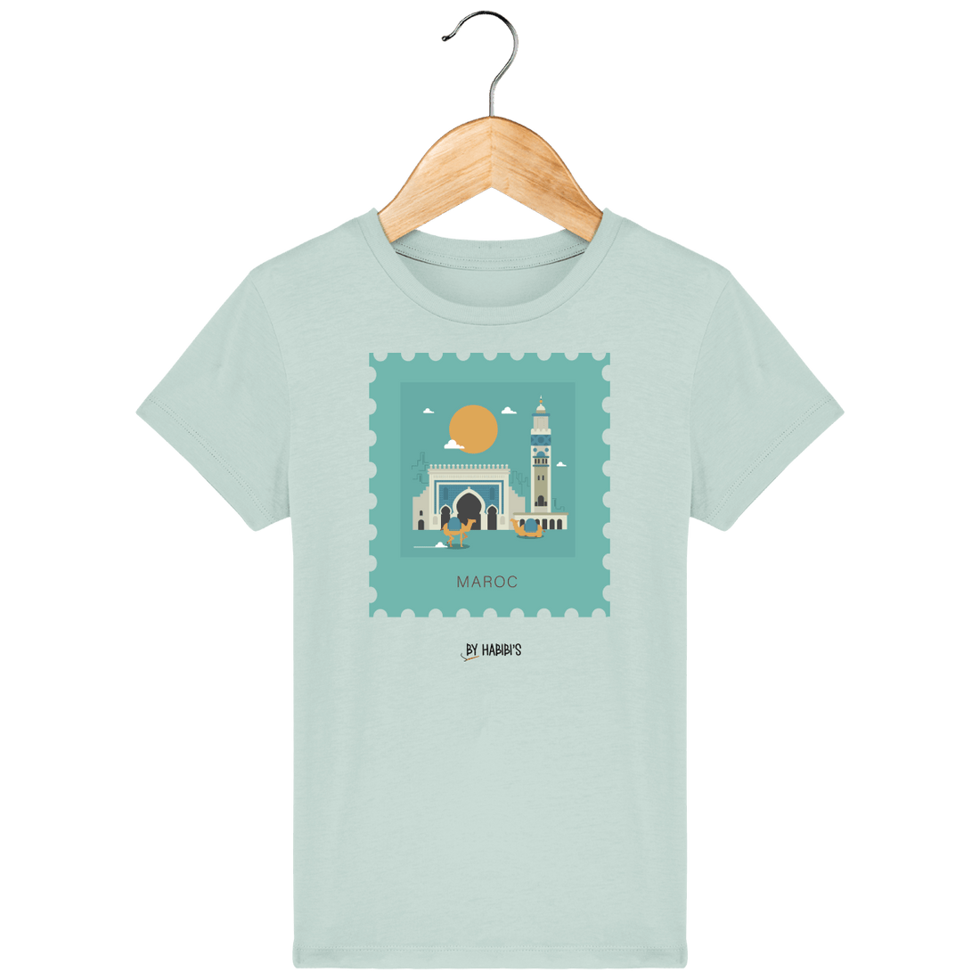 Enfant & Bébé>Tee-shirts - T-shirt Enfant <br> Timbre Maroc