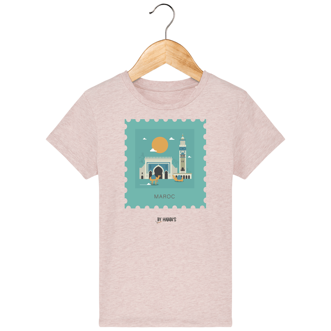Enfant & Bébé>Tee-shirts - T-shirt Enfant <br> Timbre Maroc