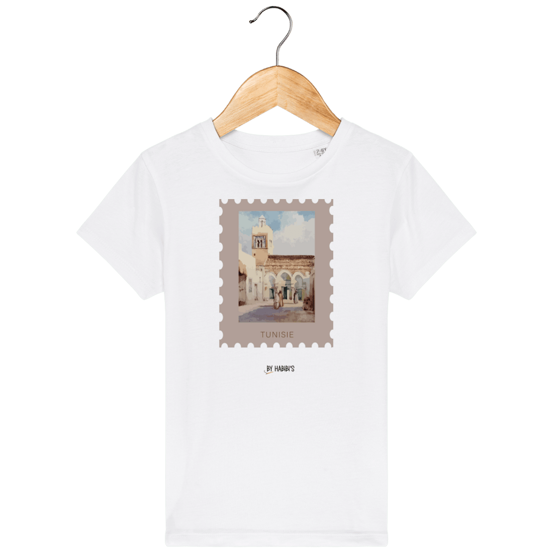 Enfant & Bébé>Tee-shirts - T-Shirt Enfant <br> Timbre Tunisie