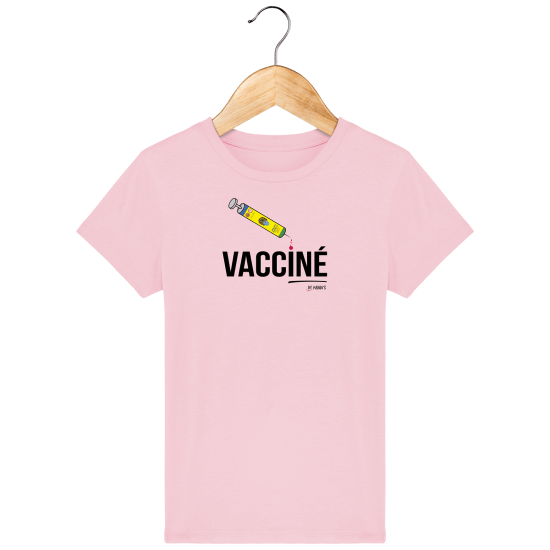Enfant & Bébé>Tee-shirts - T-shirt Enfant <br> Vacciné Harissa