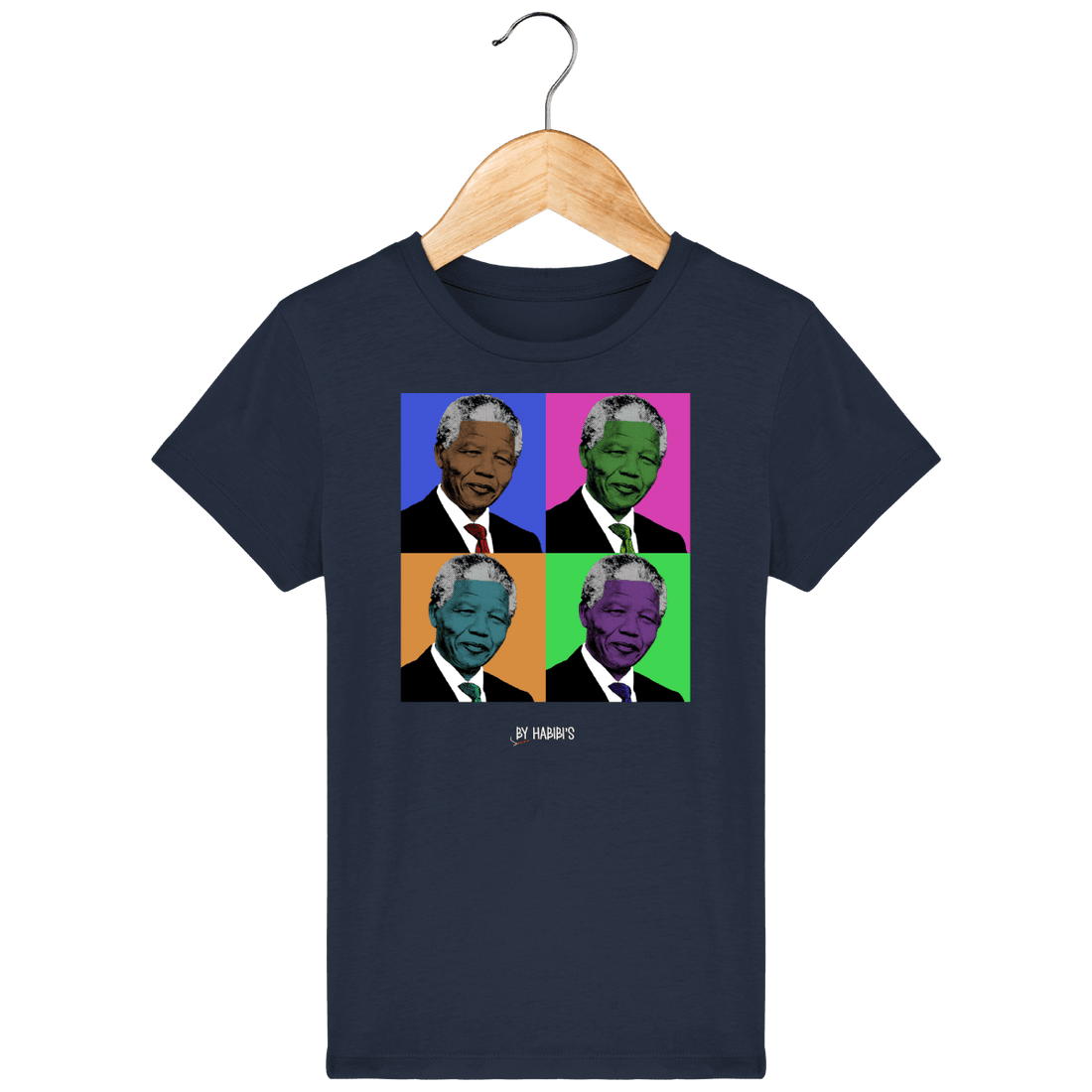 Enfant & Bébé>Tee-shirts - T-Shirt Enfant Pop Art Nelson Mandela