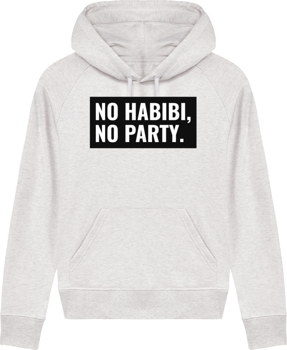 Sweat à capuche Femme No Habibi No Party