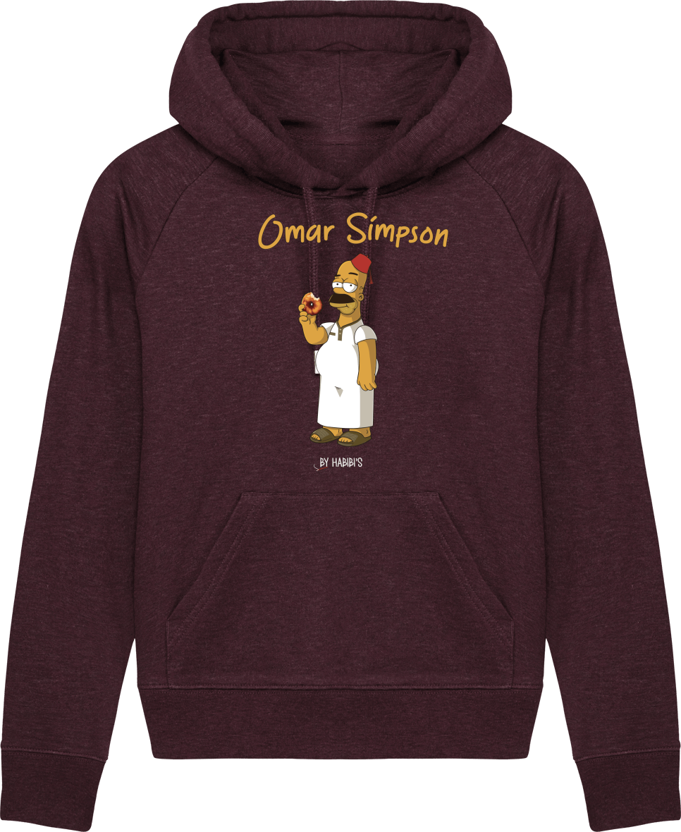 Femme>Sweatshirts - Sweat à Capuche Femme <br> Omar Simpson