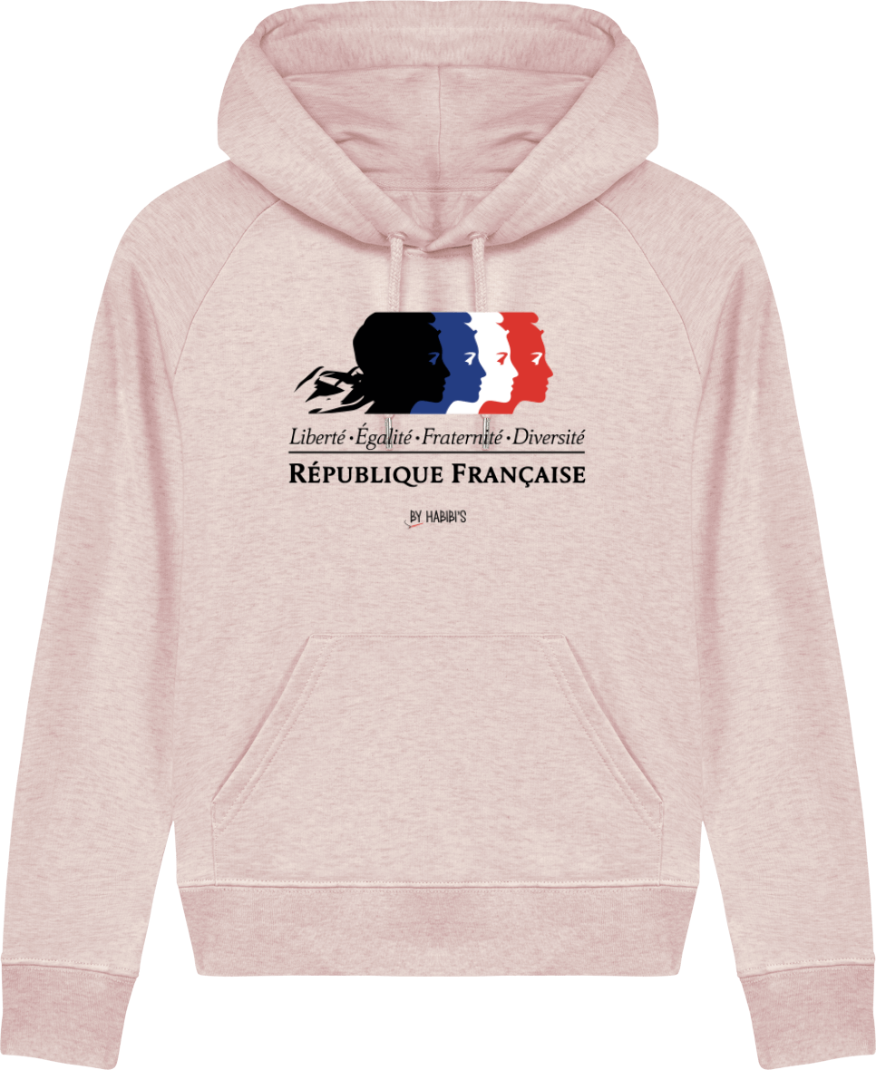 Femme>Sweatshirts - Sweat à Capuche Femme <br> République Française