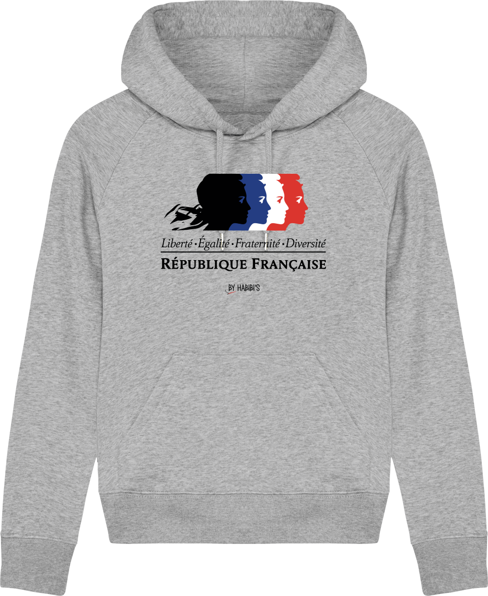 Femme>Sweatshirts - Sweat à Capuche Femme <br> République Française