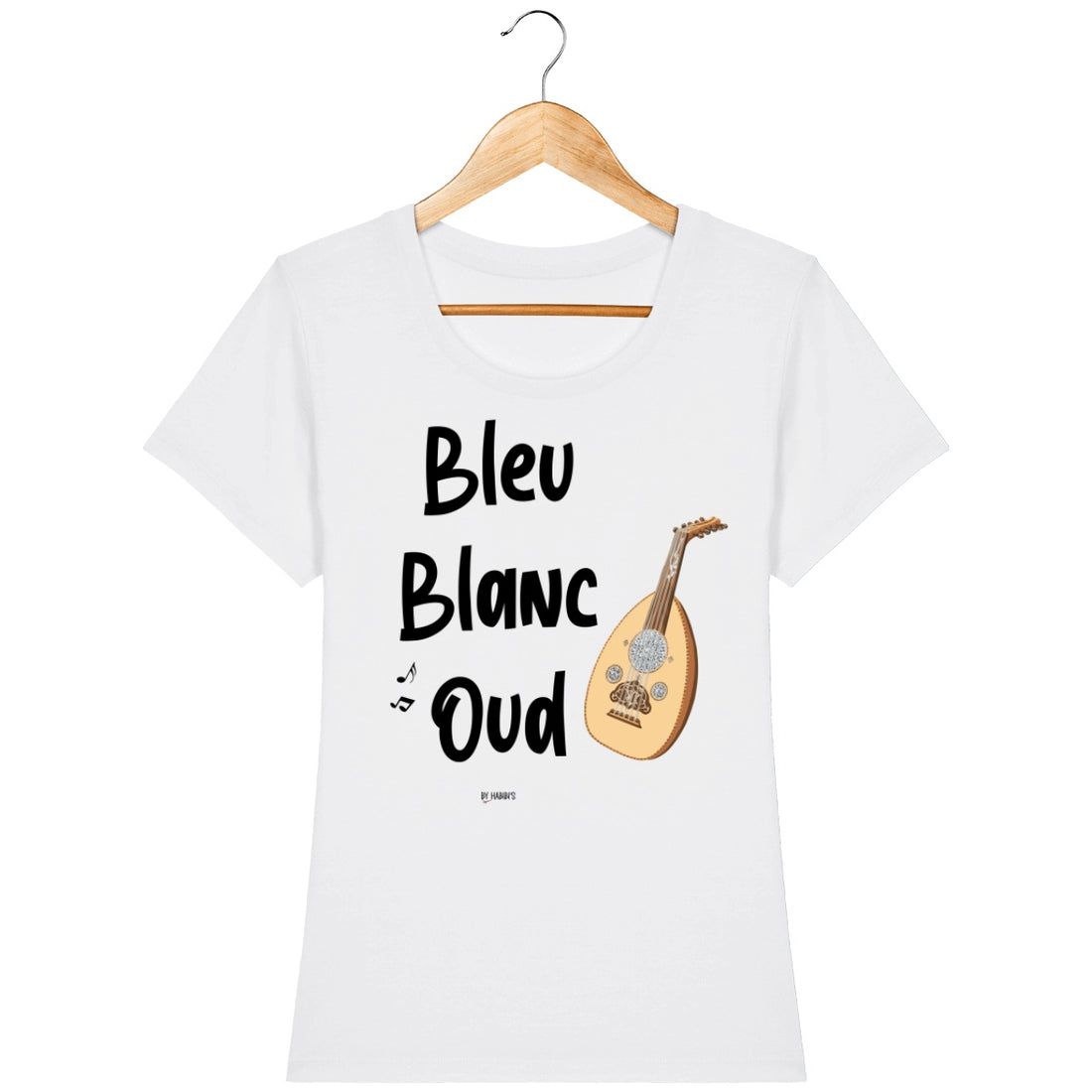T-Shirt Femme Bleu Blanc Oud