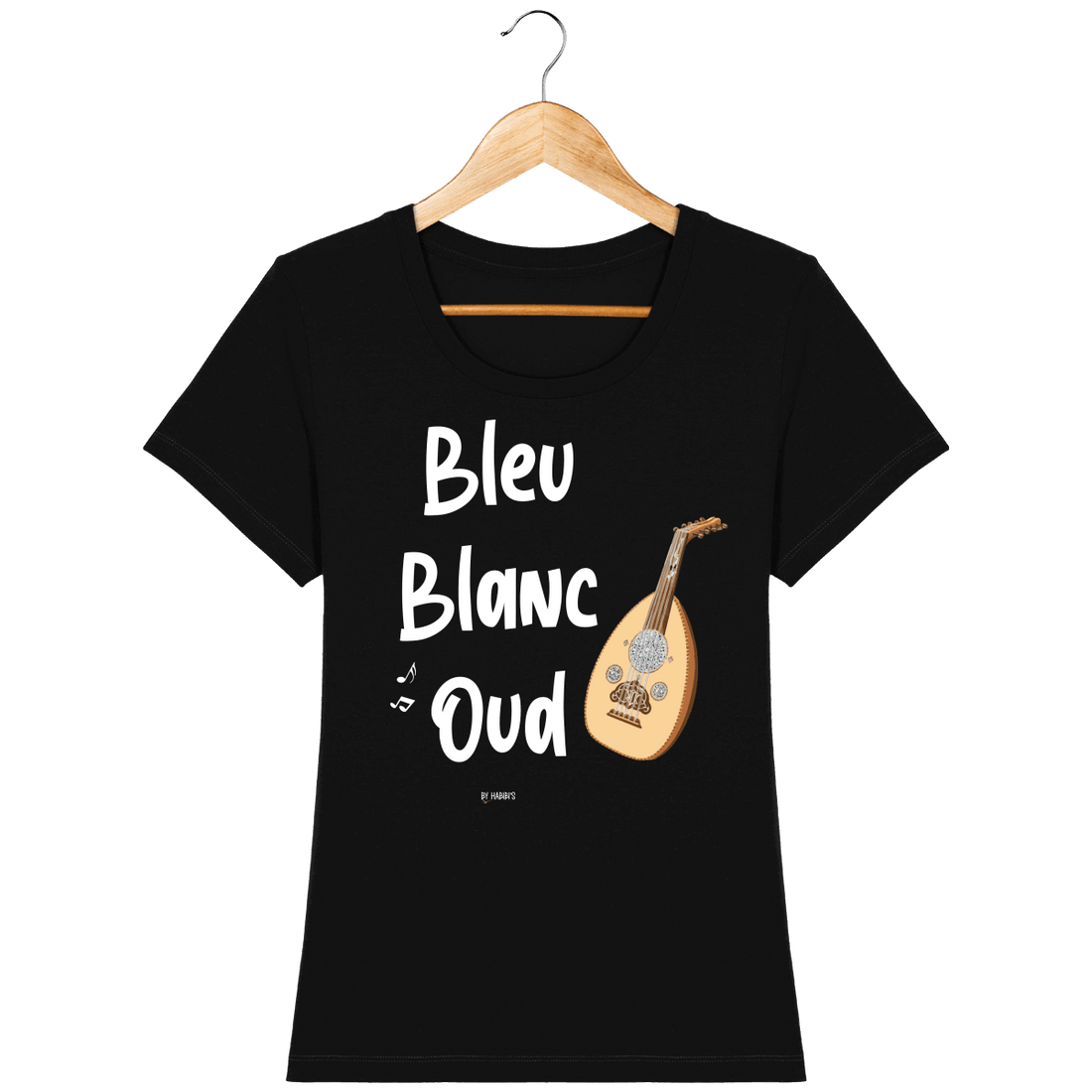 T-Shirt Femme Bleu Blanc Oud