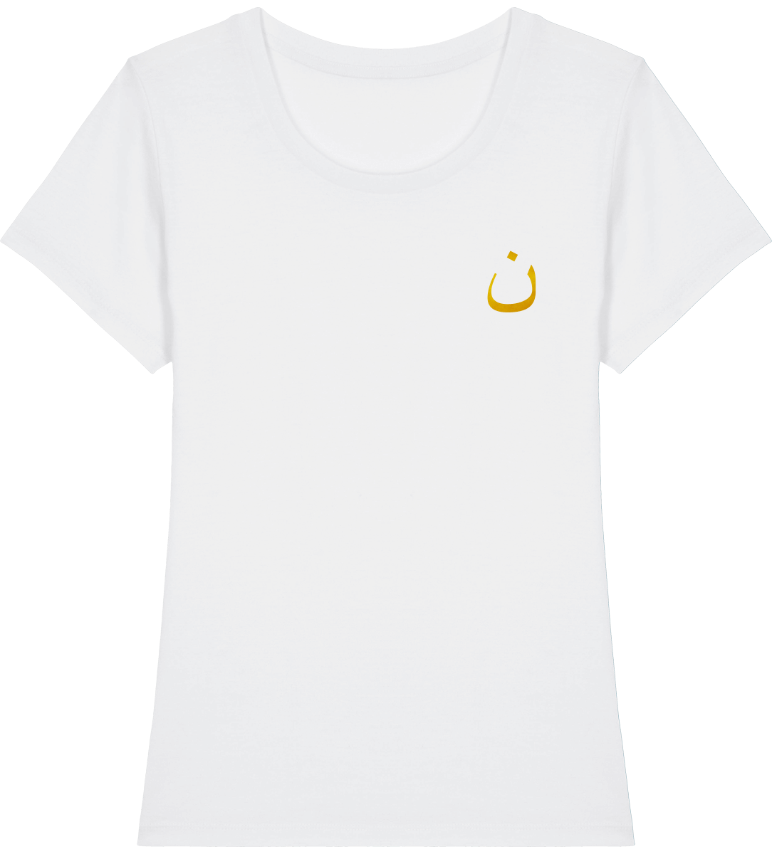 T-shirt Femme Lettre Arabe Noun