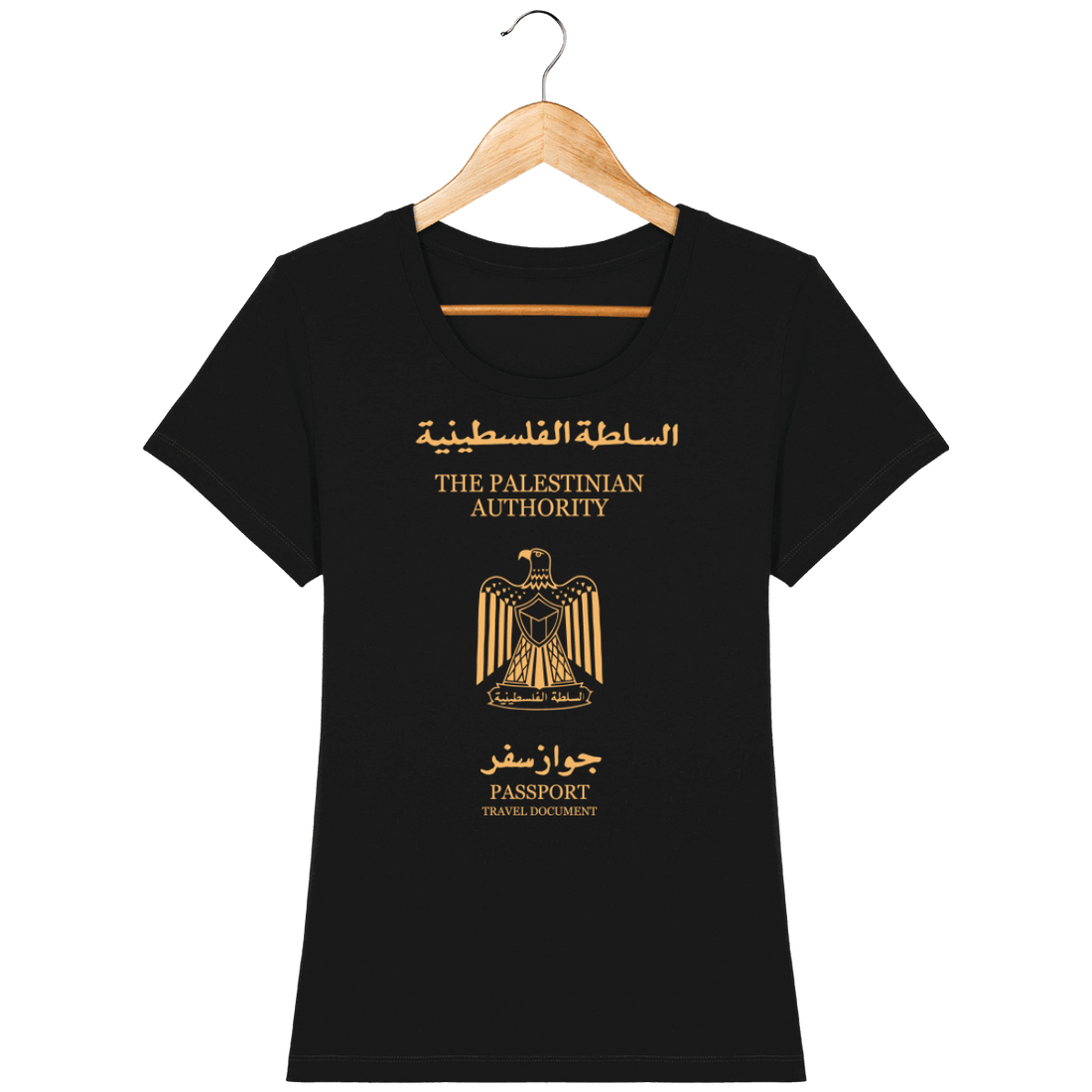 Femme>Tee-shirts - T-Shirt Femme <br> Passeport Palestinien