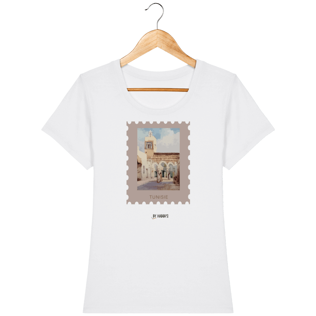 Femme>Tee-shirts - T-Shirt Femme <br> Timbre Tunisie