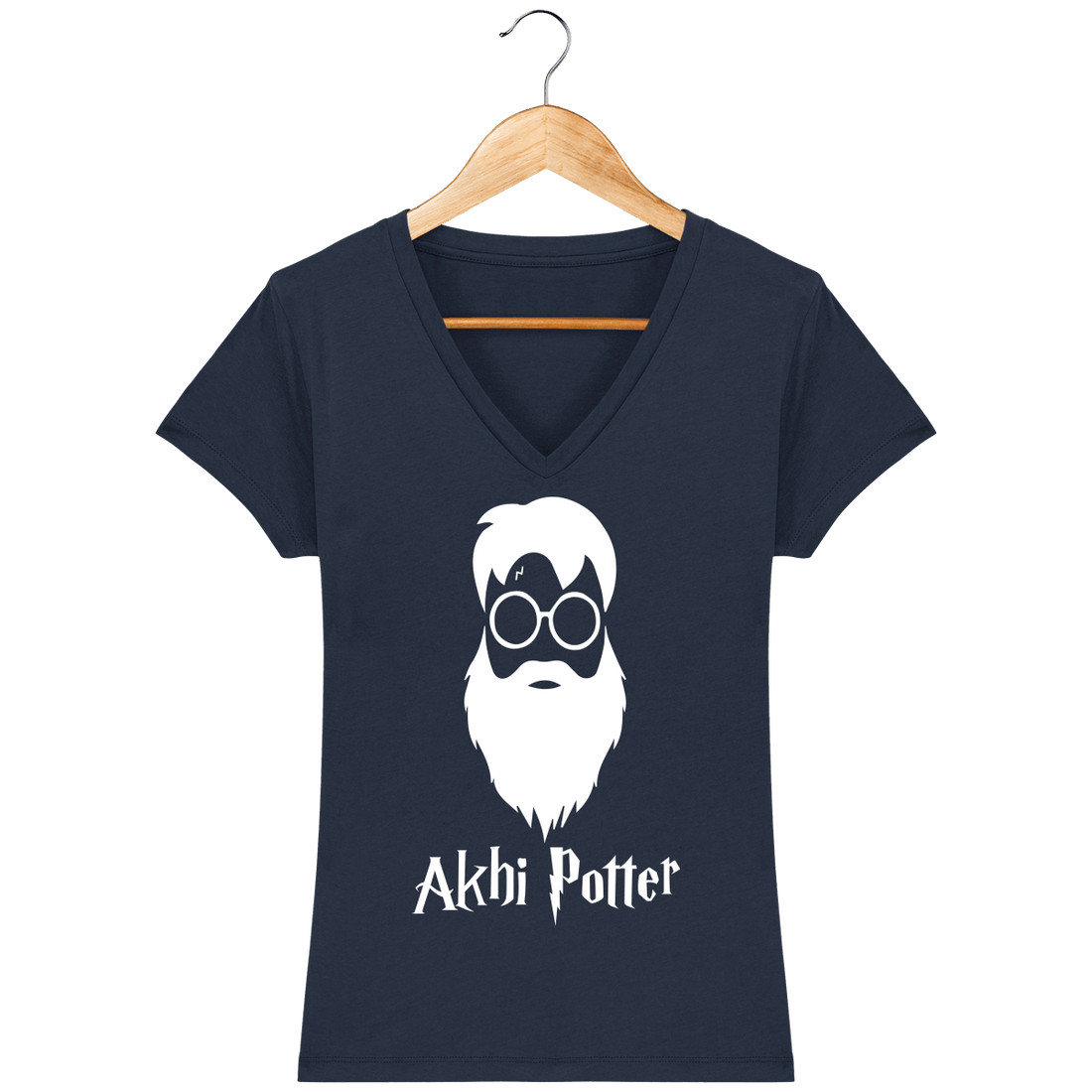 Femme>Tee-shirts - T-Shirt Femme Col V Akhi Potter