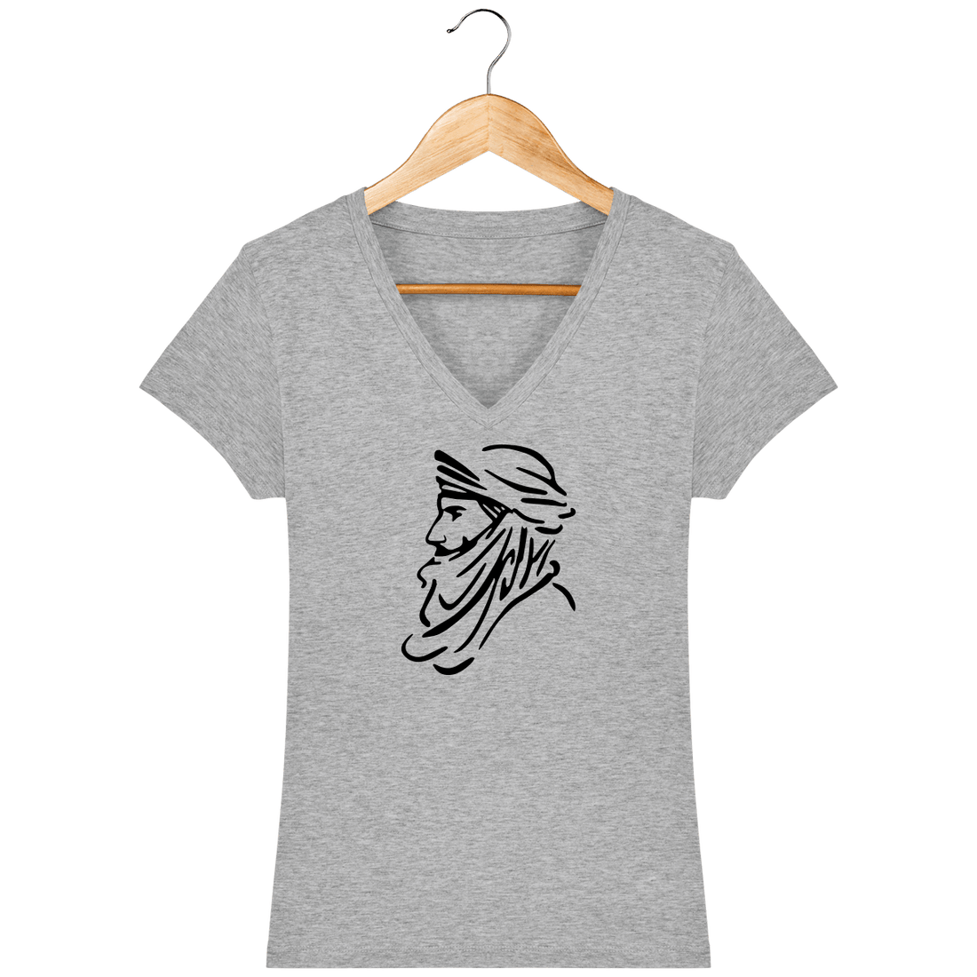 Femme>Tee-shirts - T-Shirt Femme Col V Bédouin