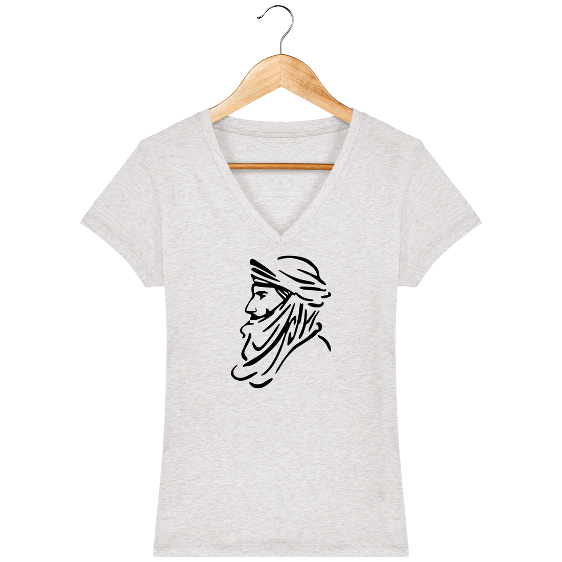 Femme>Tee-shirts - T-Shirt Femme Col V Bédouin