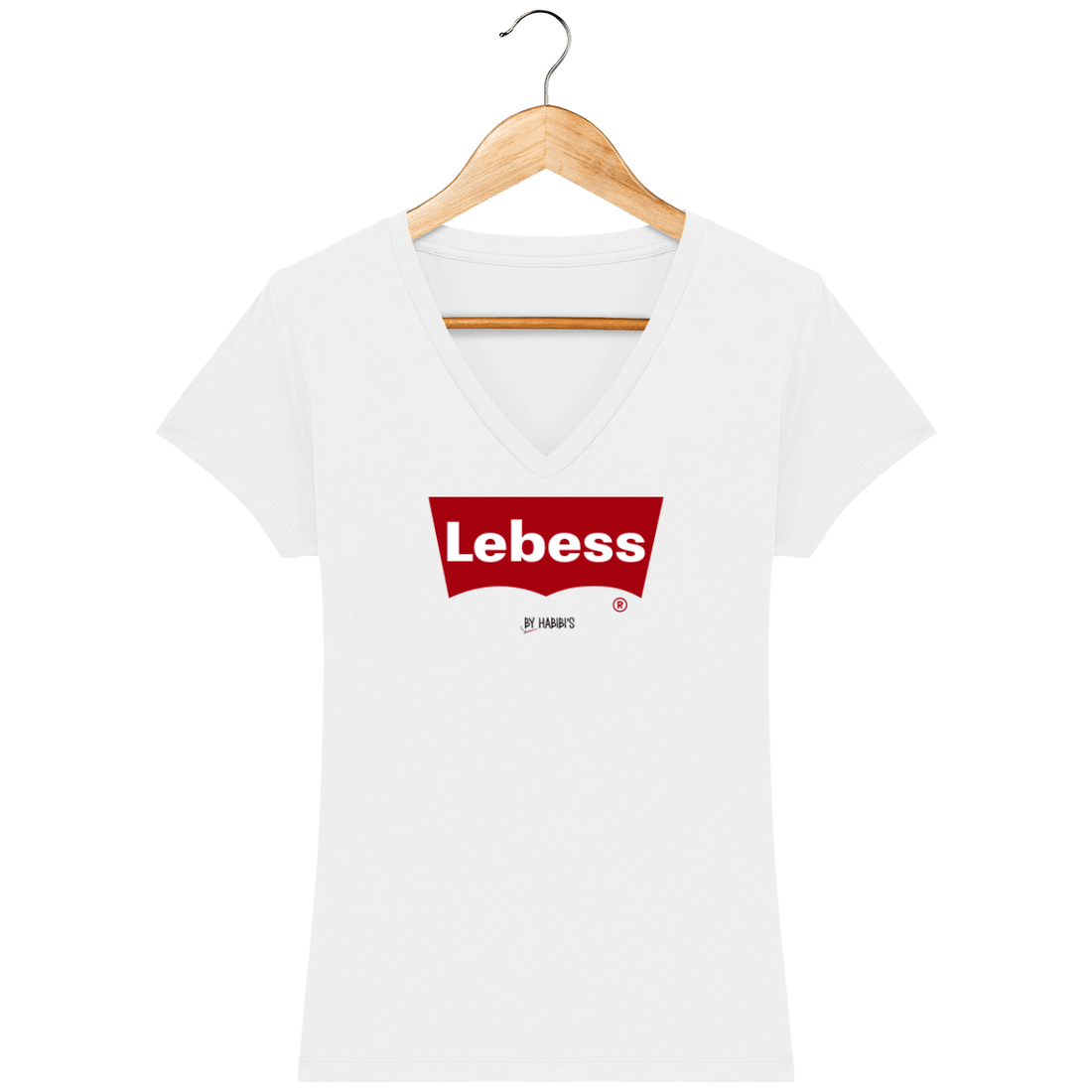Femme>Tee-shirts - T-Shirt Femme Col V <br> Lebess