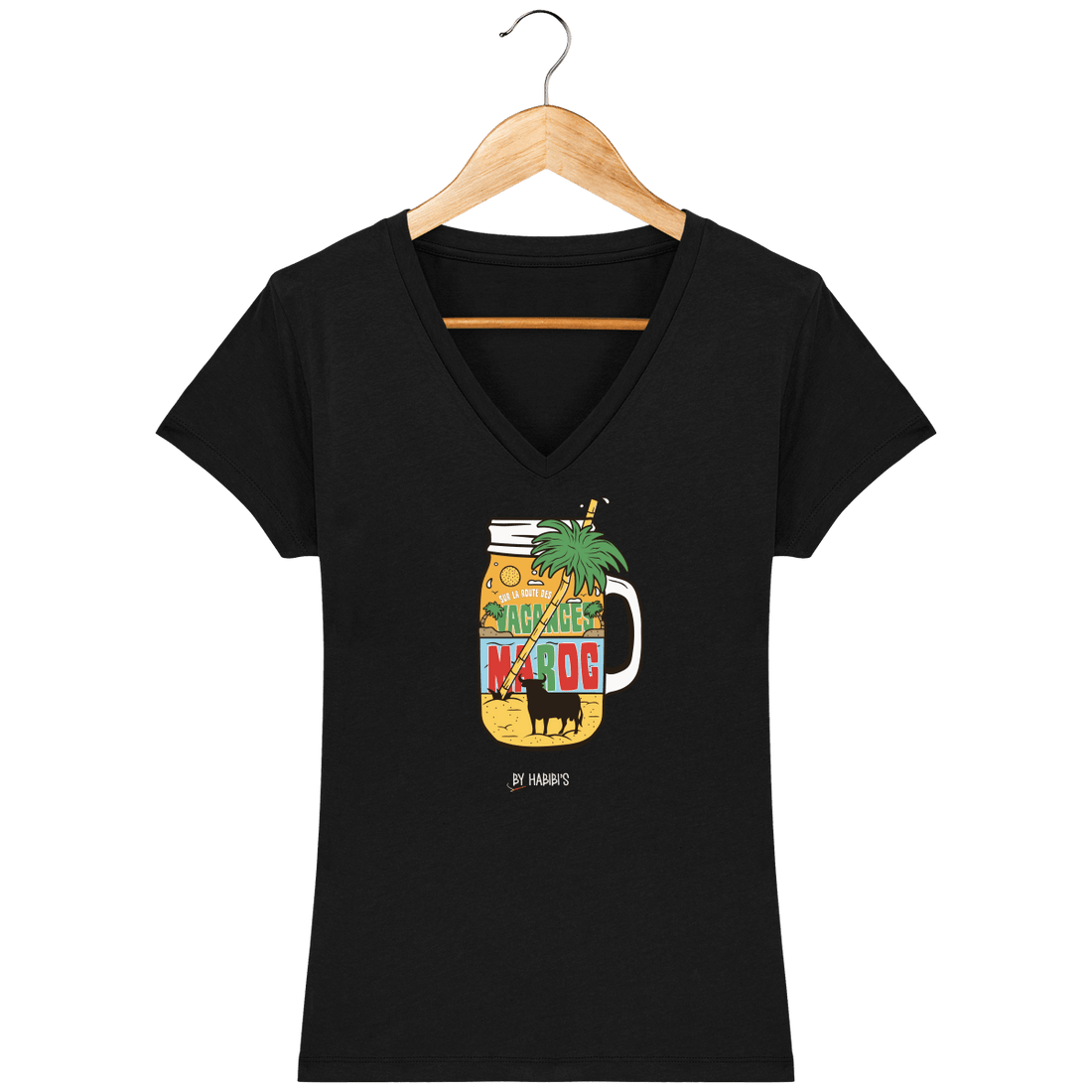 Femme>Tee-shirts - T-Shirt Femme Col V été Maroc