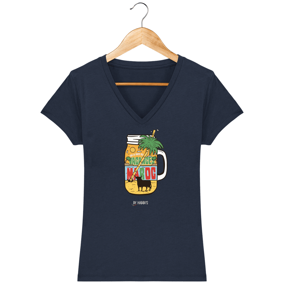 Femme>Tee-shirts - T-Shirt Femme Col V été Maroc