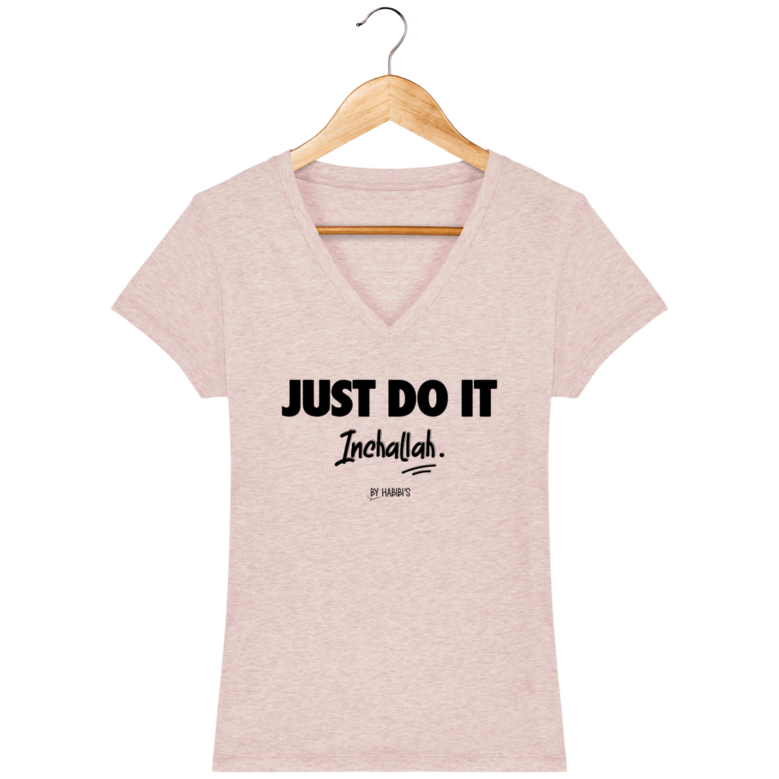 Femme>Tee-shirts - T-Shirt Femme Col V Just Do It