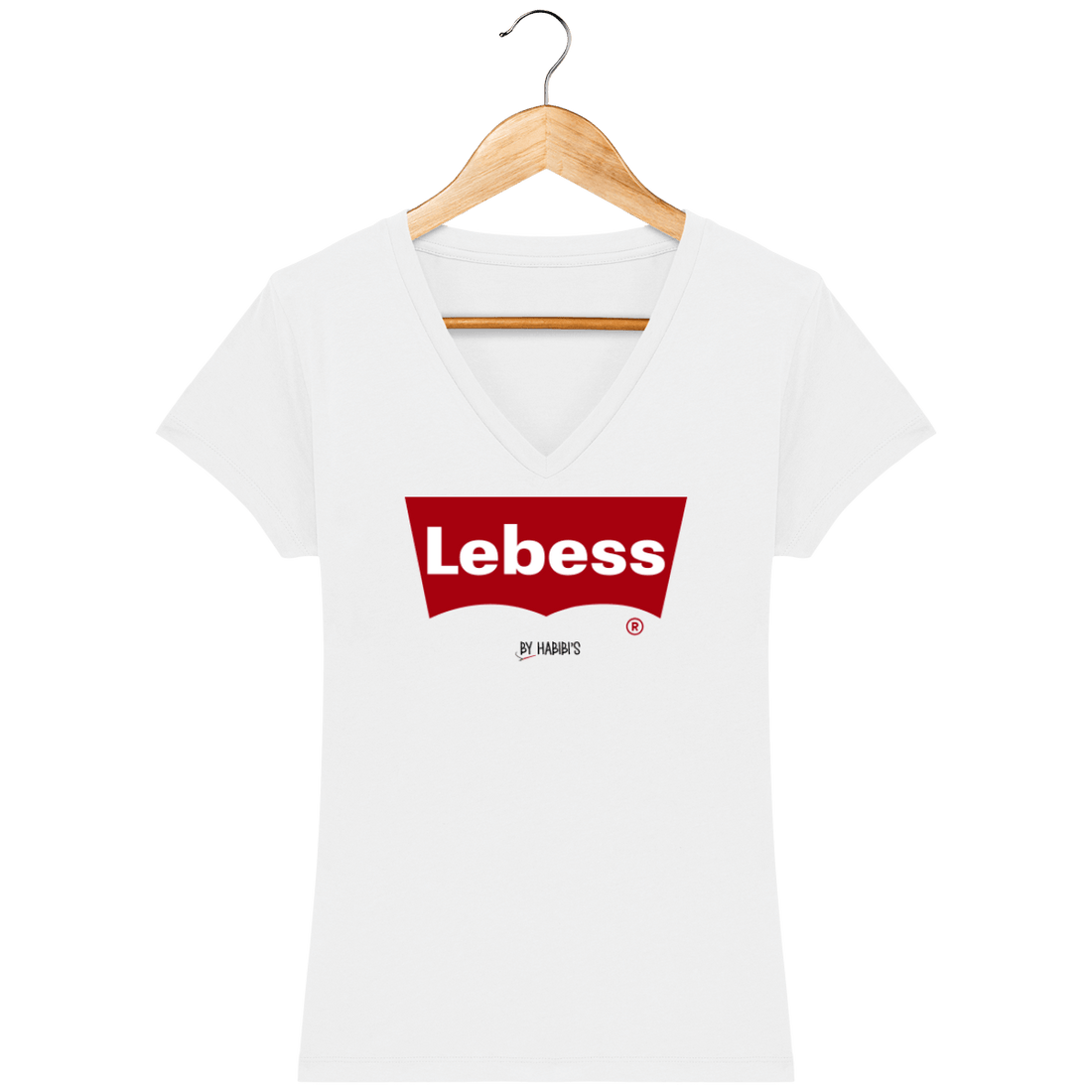 T-Shirt Femme Col V <br> Lebess
