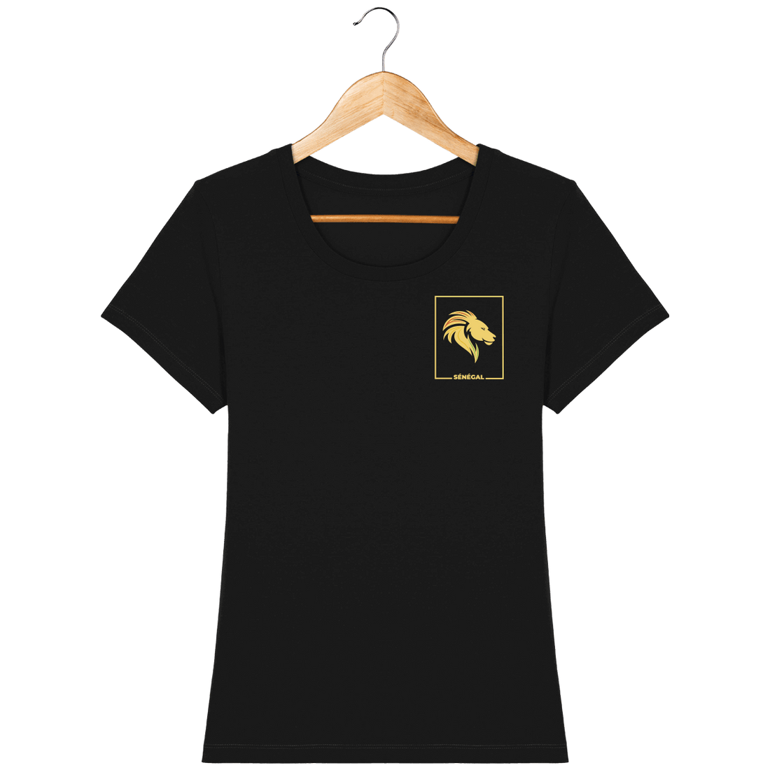 Femme>Tee-shirts - T-Shirt Femme Fanion Lions De La Teranga 2022