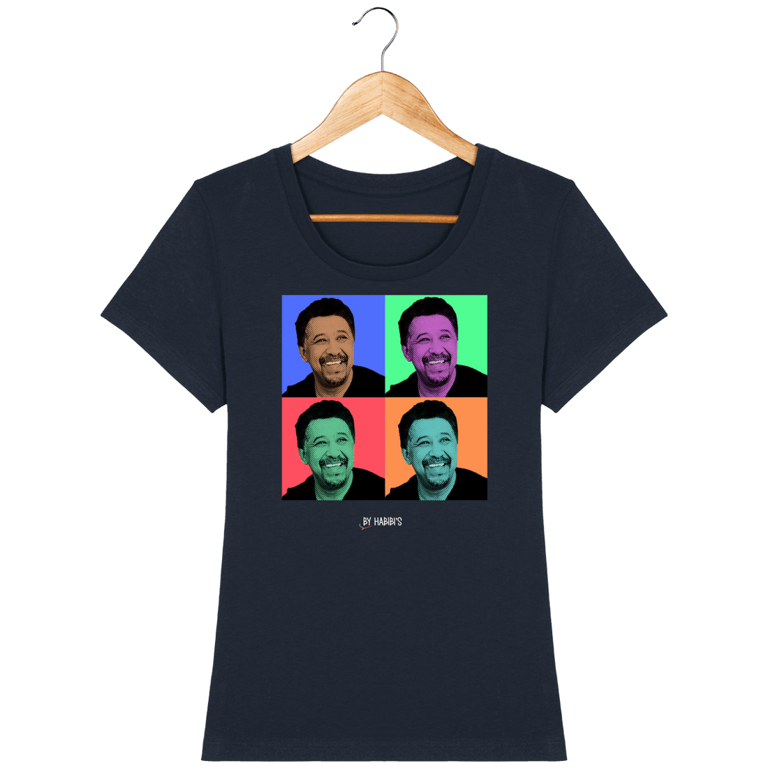 Femme>Tee-shirts - T-Shirt Femme Pop Art Cheb Khaled