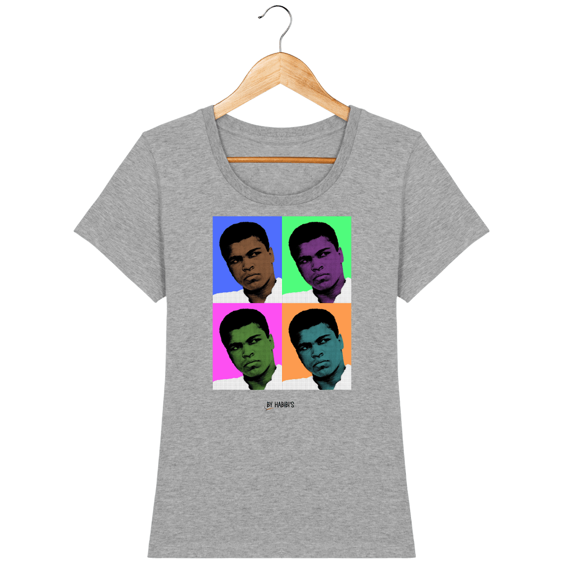 Femme>Tee-shirts - T-Shirt Femme Pop Art Mohamed Ali
