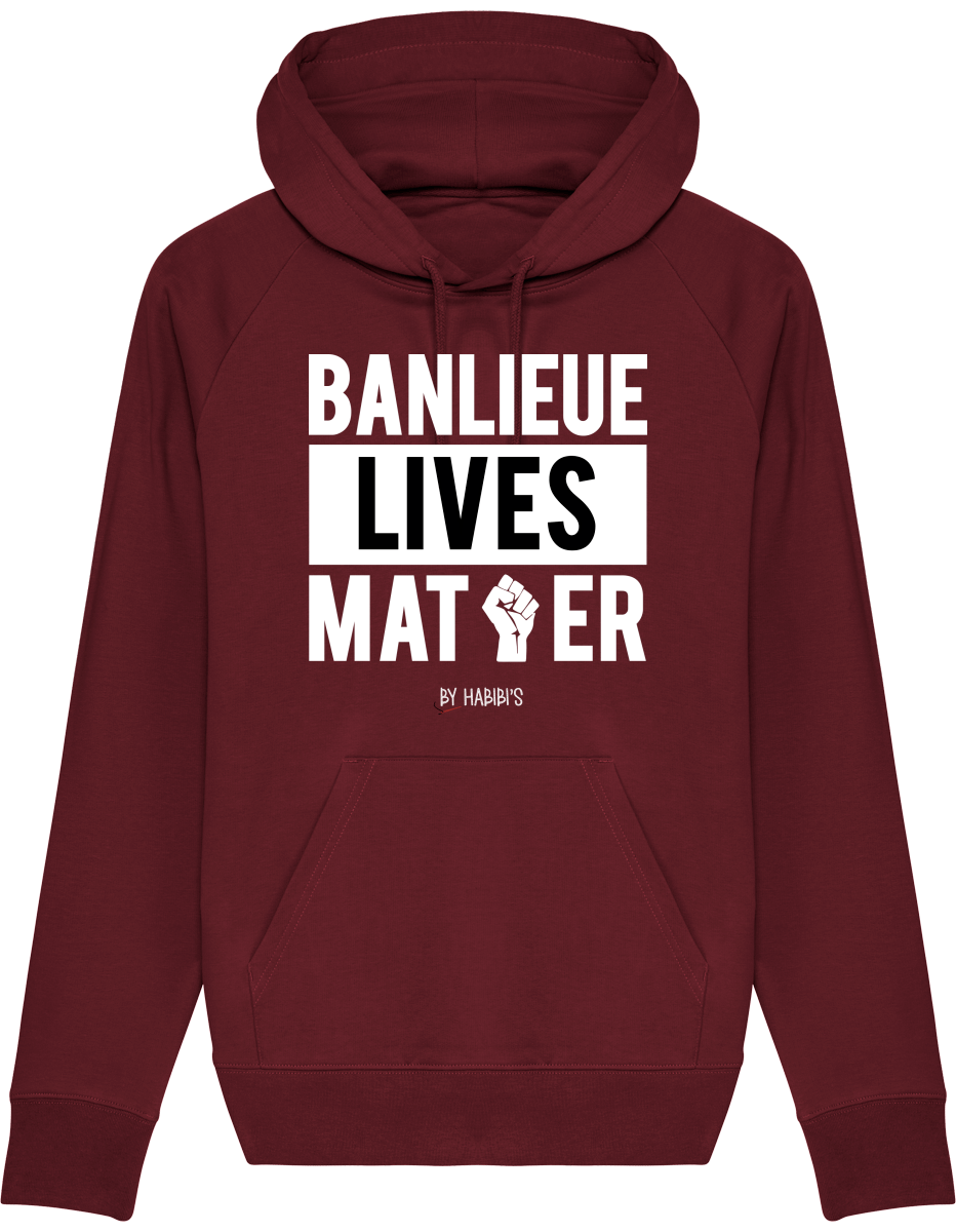 Homme>Sweatshirts - Sweat à Capuche Homme <br> Banlieue Lives Matter