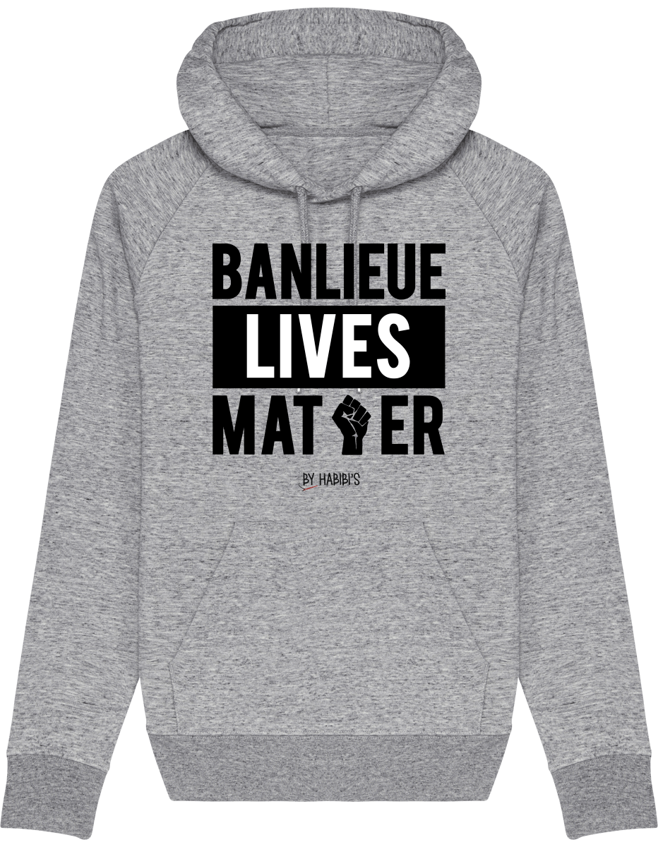Homme>Sweatshirts - Sweat à Capuche Homme <br> Banlieue Lives Matter