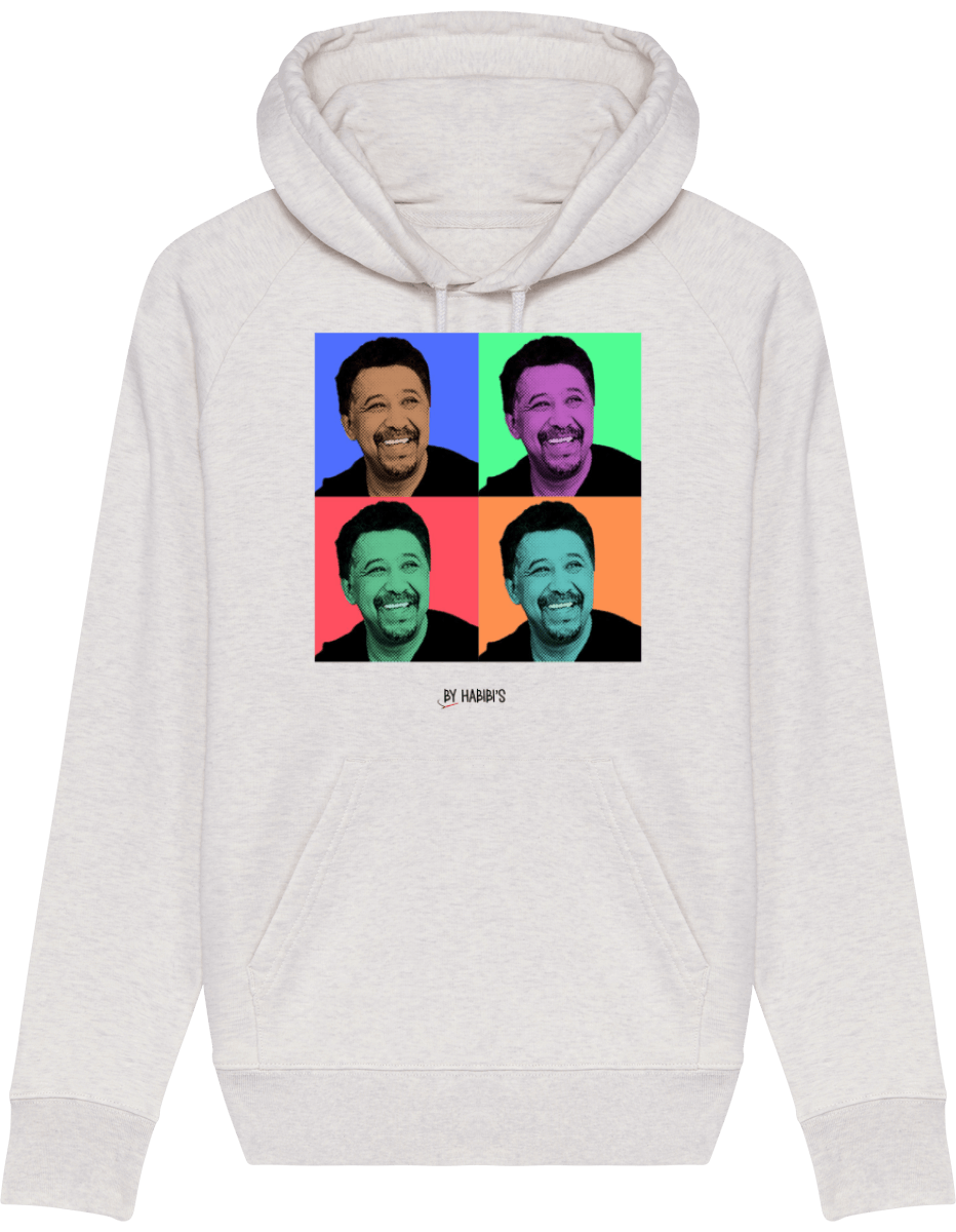 Homme>Sweatshirts - Sweat à Capuche Homme Pop Art Cheb Khaled