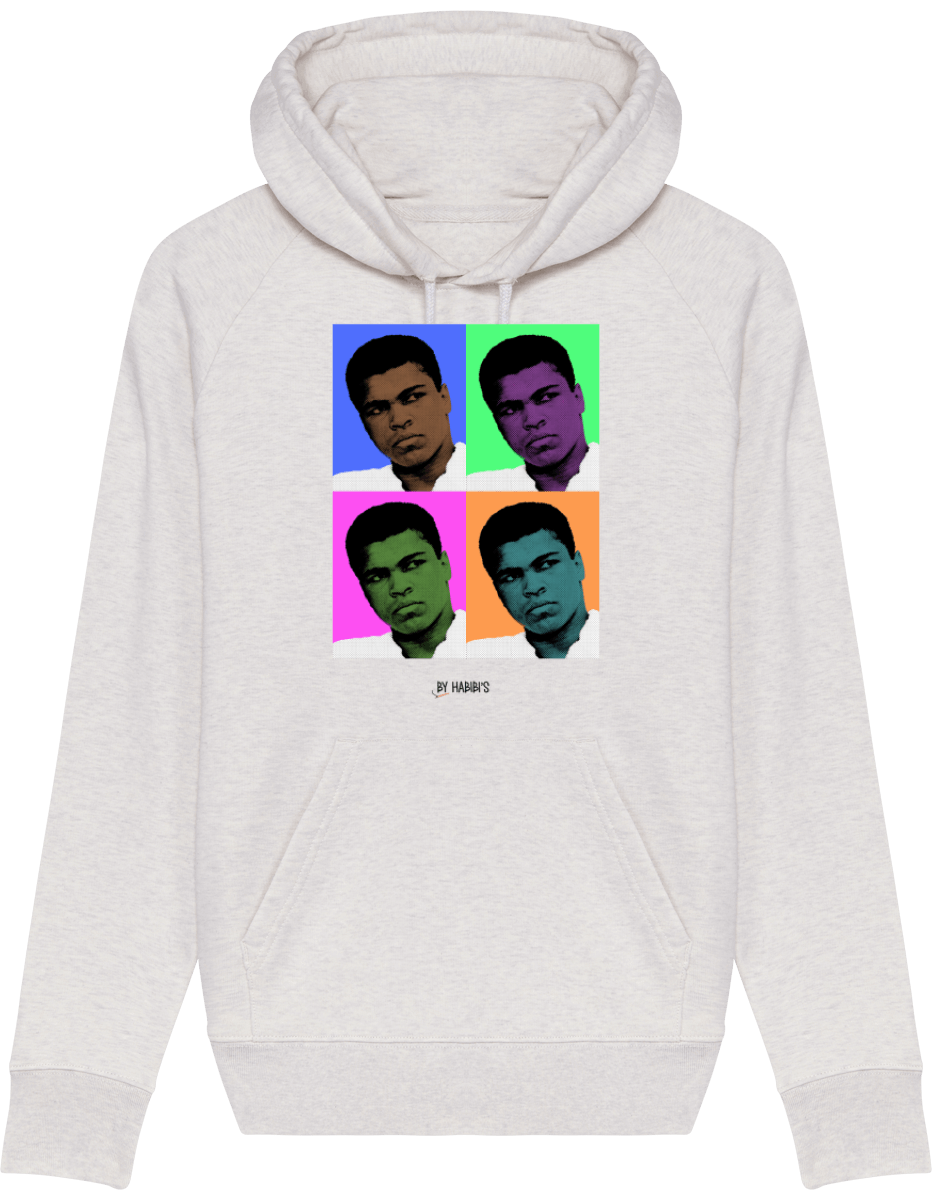 Homme>Sweatshirts - Sweat à Capuche Homme Pop Art Mohamed Ali