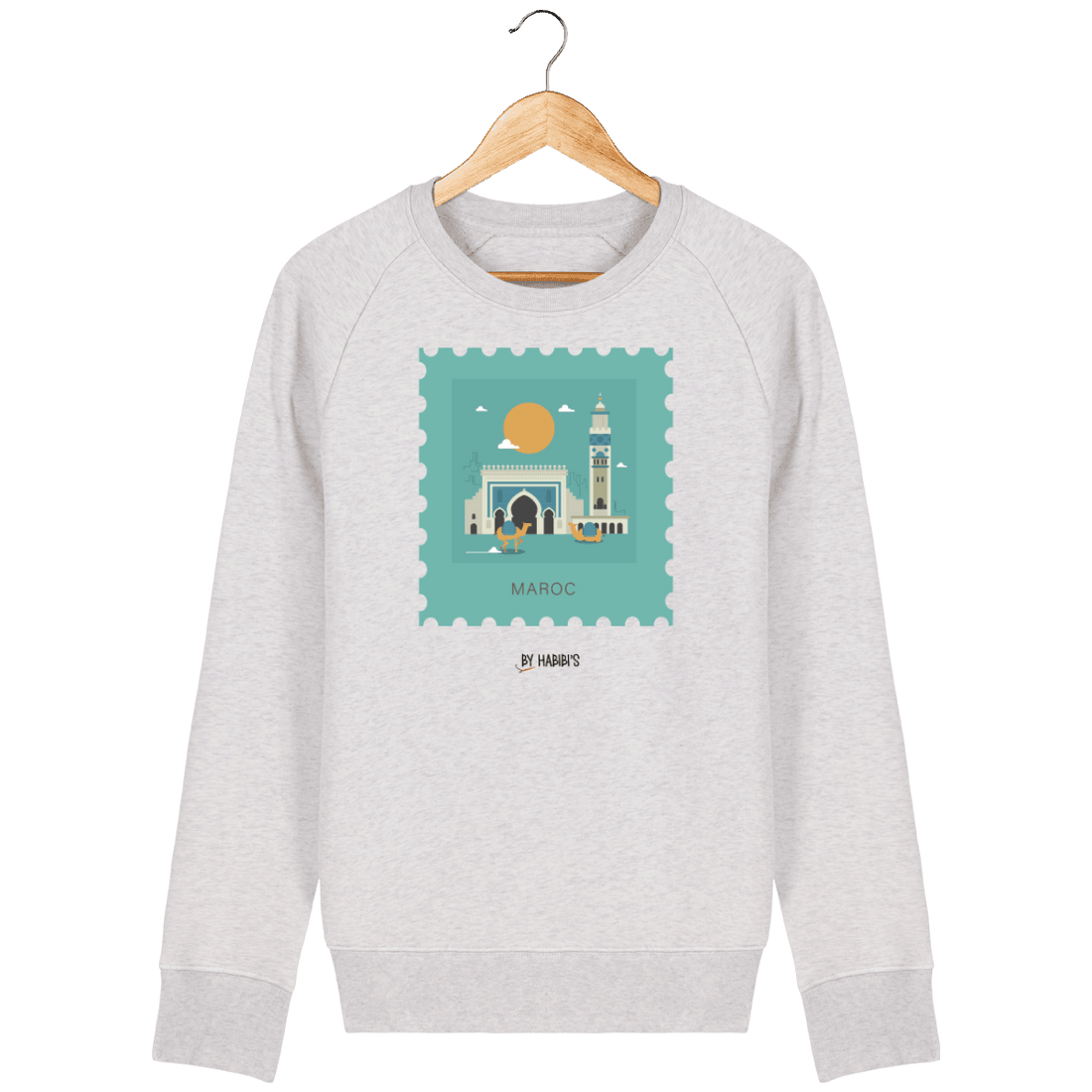 Homme>Sweatshirts - Sweat Homme <br> Timbre Maroc