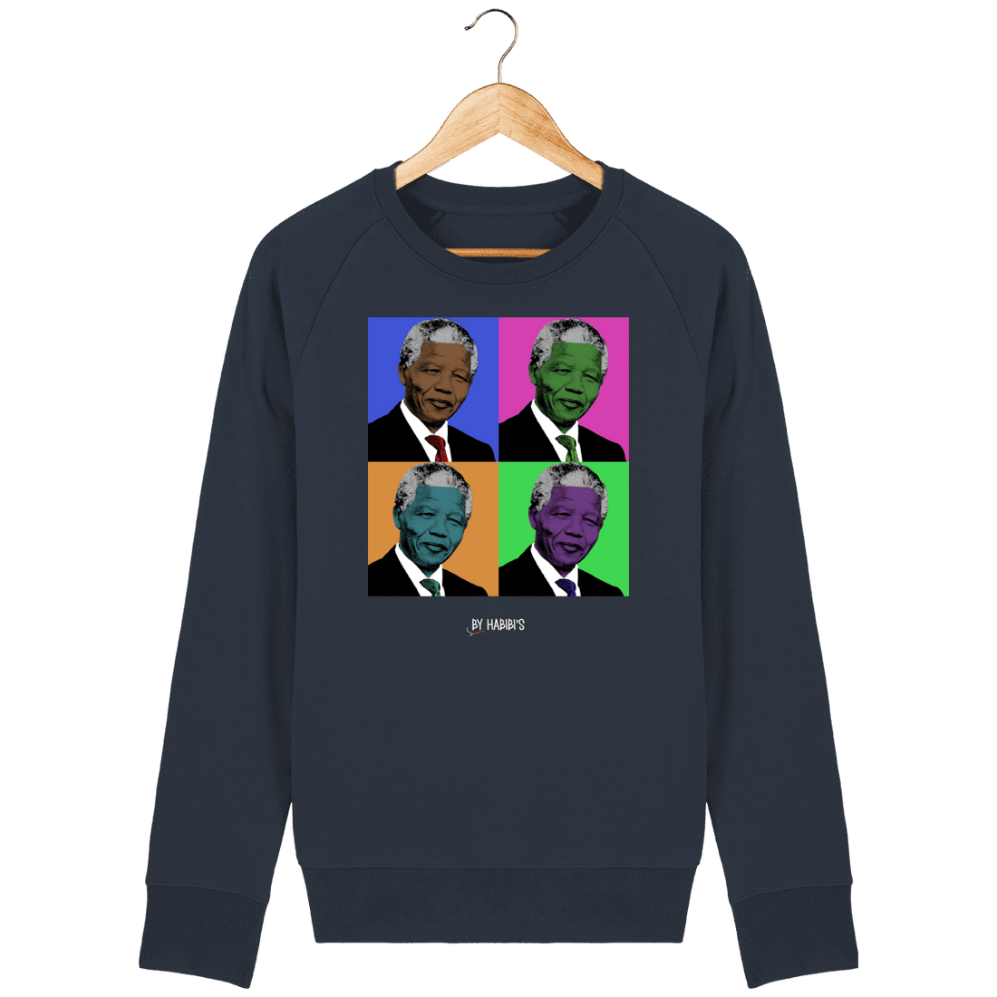 Homme>Sweatshirts - Sweat Homme Pop Art Nelson Mandela
