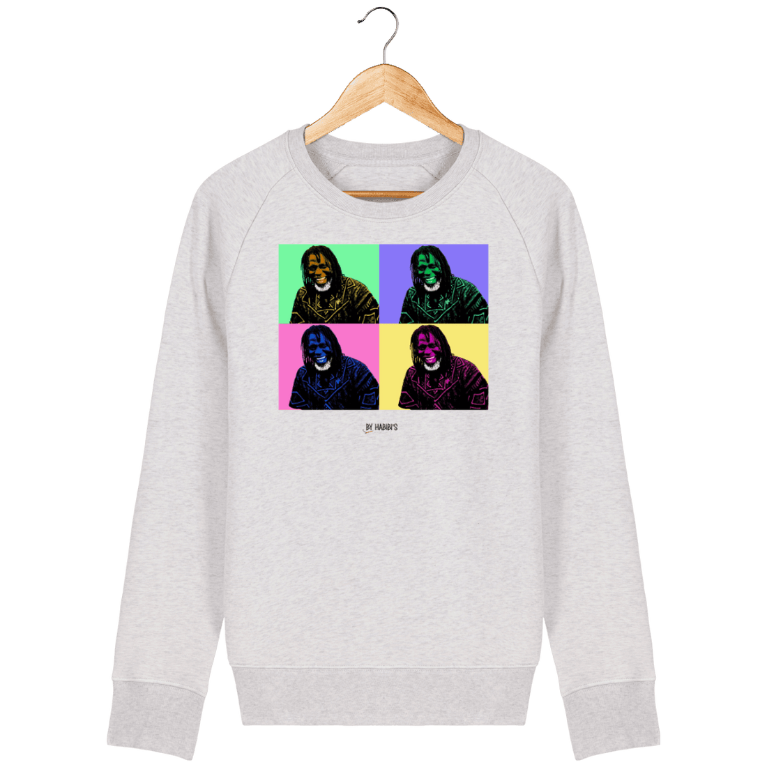 Homme>Sweatshirts - Sweat Homme Pop Art Tiken Jah Fakoly