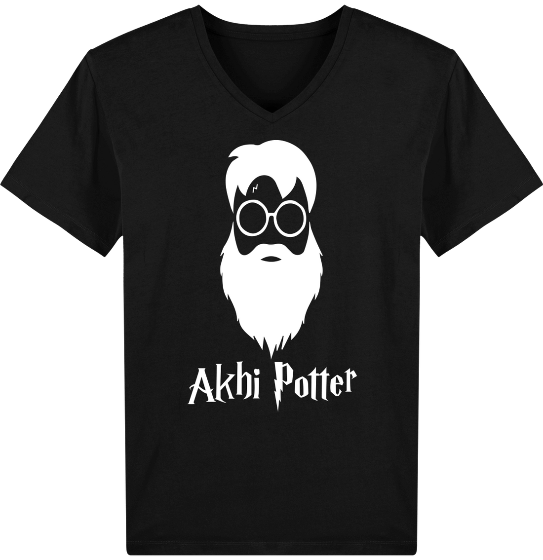 Homme>Tee-shirts - T-Shirt Homme Col V Akhi Potter