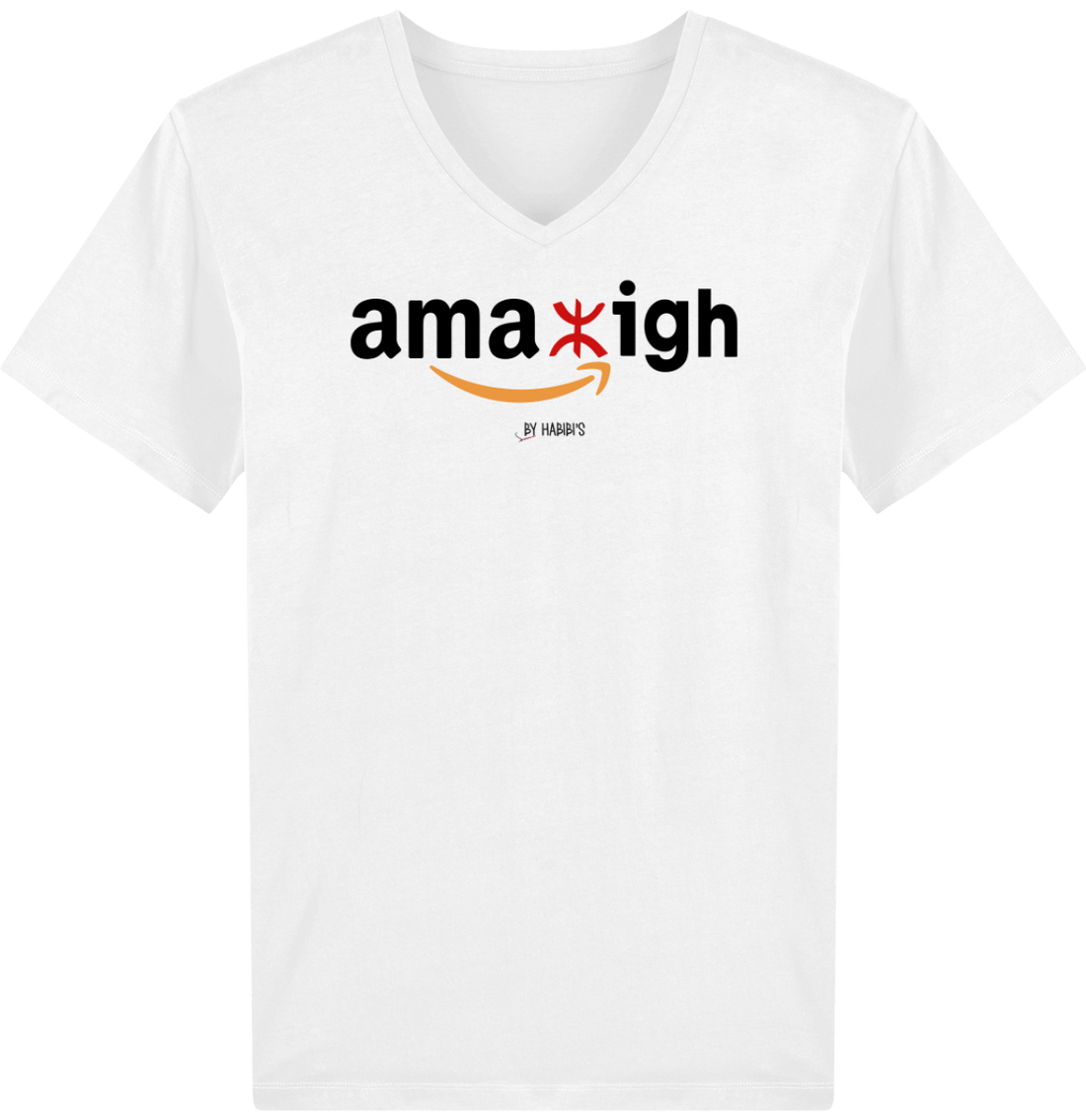 Homme>Tee-shirts - T-Shirt Homme Col V Amazigh