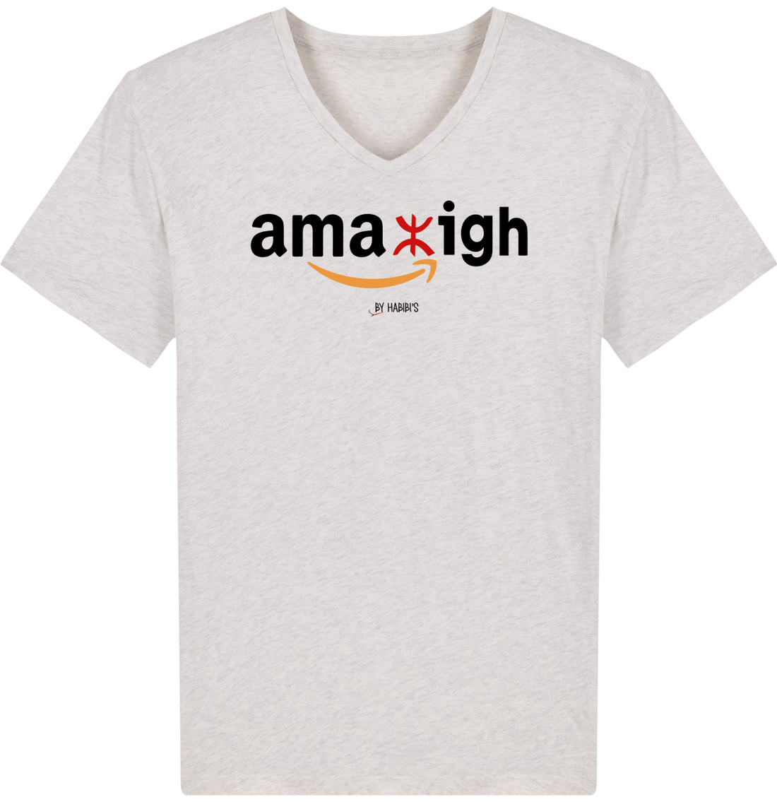 Homme>Tee-shirts - T-Shirt Homme Col V Amazigh