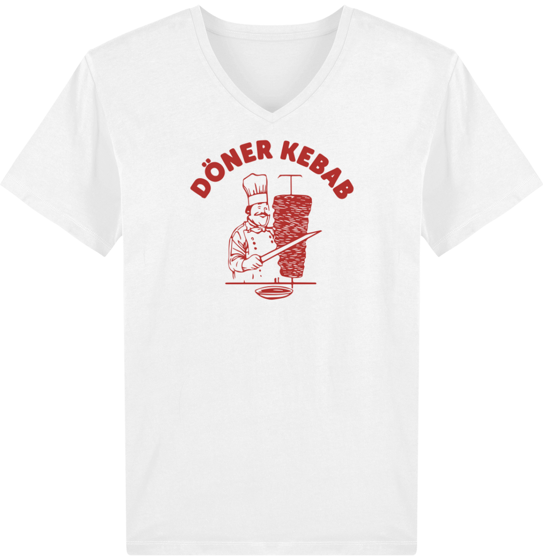 Homme>Tee-shirts - T-Shirt Homme Col V <br> Döner Kebab