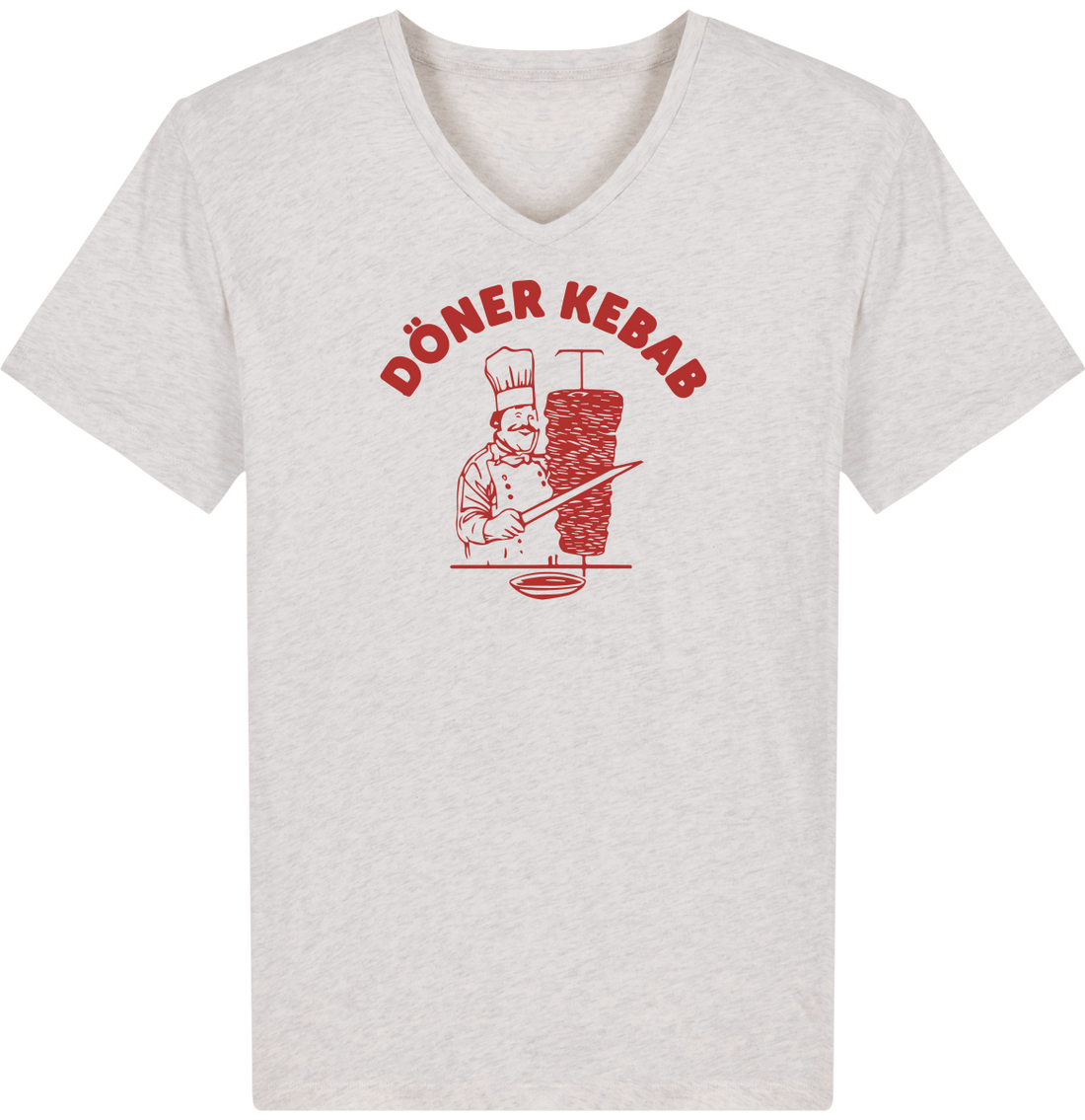 Homme>Tee-shirts - T-Shirt Homme Col V <br> Döner Kebab